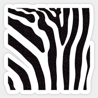 Textured Zebra Stripes | Zebra Pattern Sticker